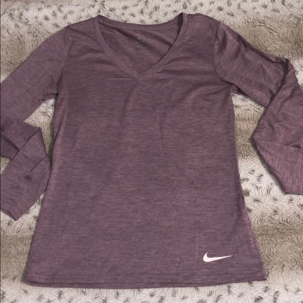 Nike Purple Dri-Fit Long Sleeve